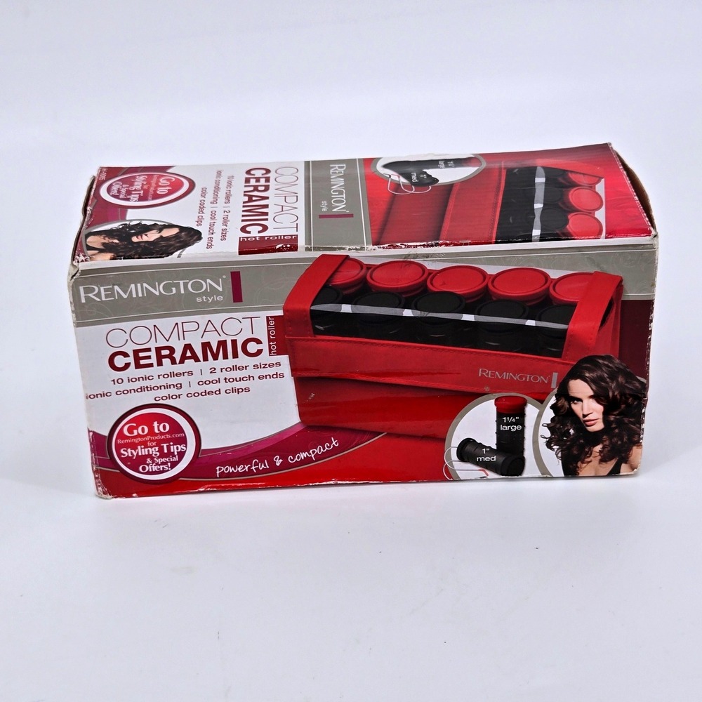 Remington H1015 Compact Ceramic Hot Rollers Y2K Travel Hair Setter NIB